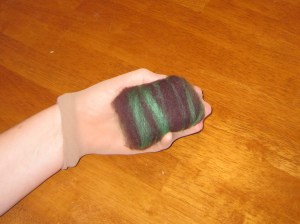 Wrapping Nylon around Soap